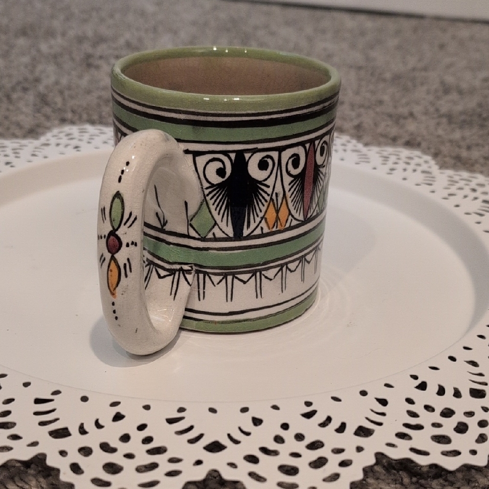 Colorful Patterned Ceramic Mug - Picture 2 of 6